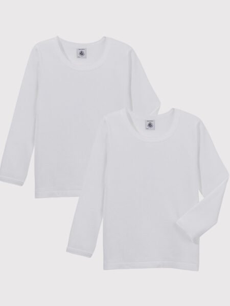 MAJICA DOLG ROKAV 2X BELA