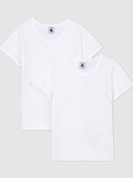 MAJICA KRATEK ROKAV 2X BELA