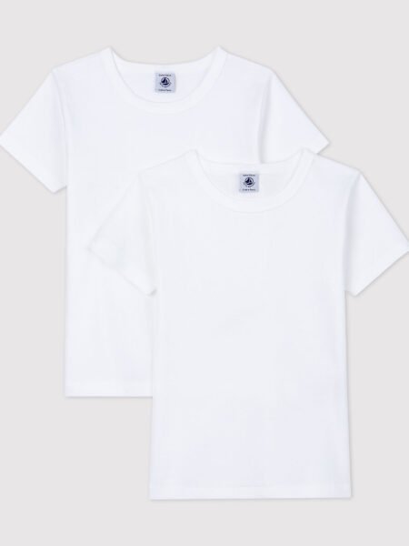 MAJICA KRATEK ROKAV 2X BELA