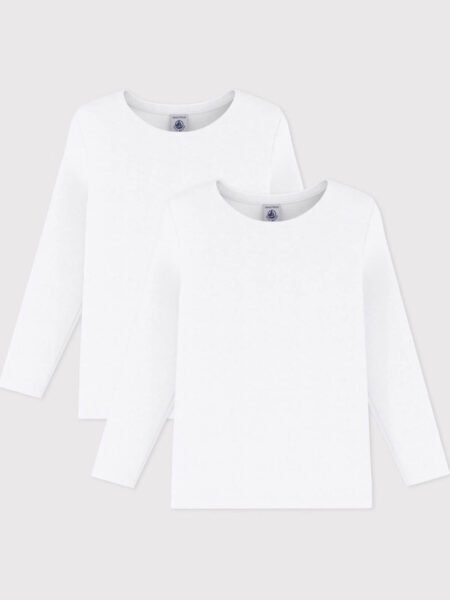 MAJICA DOLG ROKAV 2X BELA