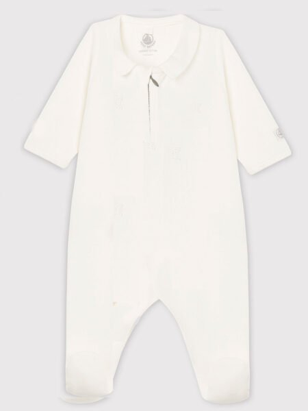 PIŽAMA PAJAC PLIŠ BELA