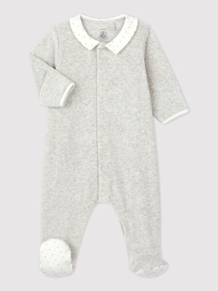 PIŽAMA PAJAC PLIŠ SIVA