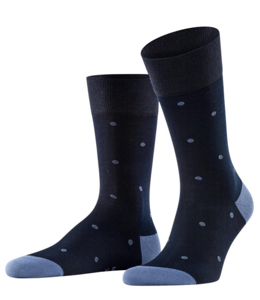 FDDB FALKE NOGAVICE DOT TEMNO MODRE