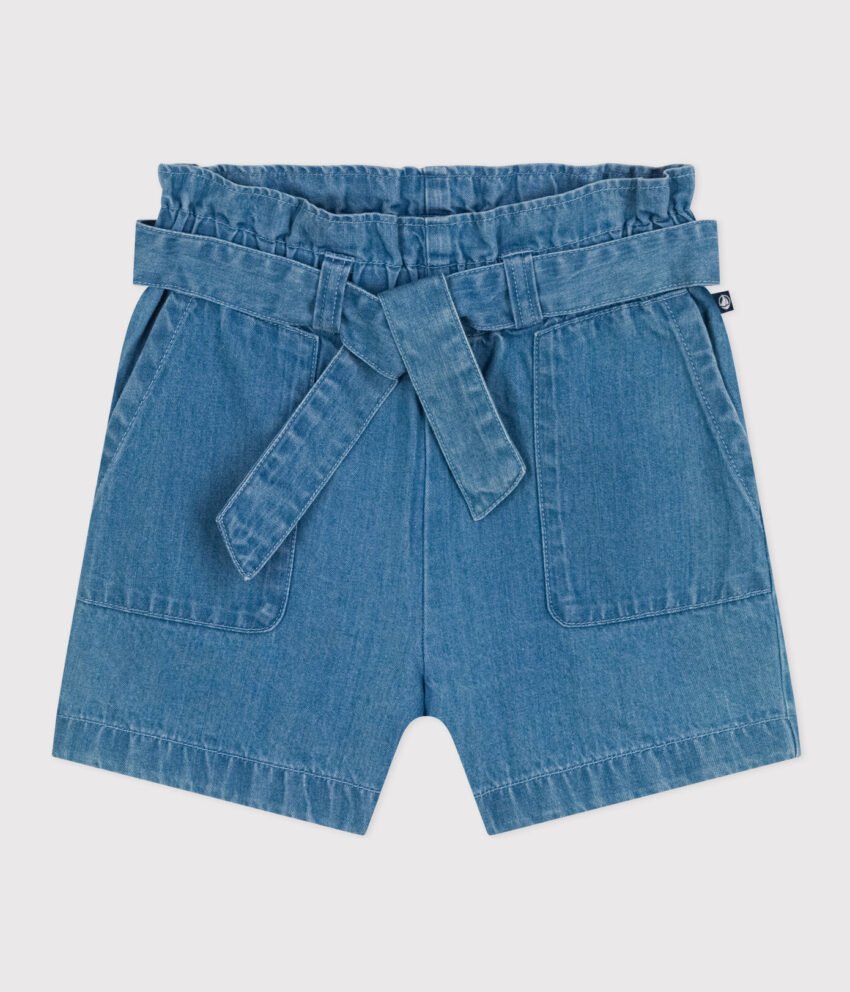 A0AFJ01F1 (1) HLAČE KRATKE DENIM "LIGHT"