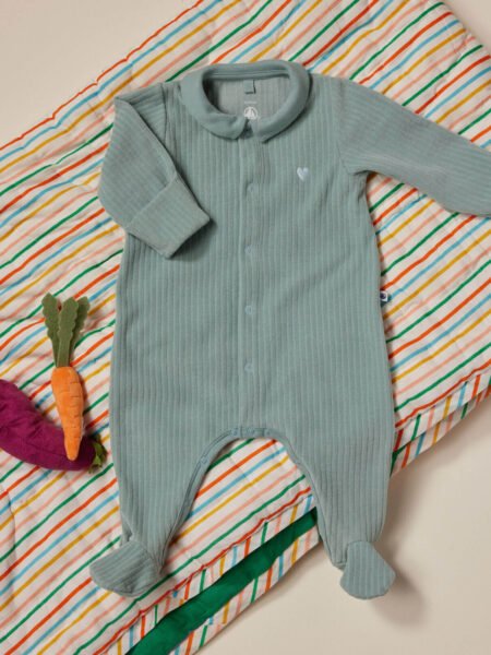 PIŽAMA PAJAC PLIŠ ZELENA