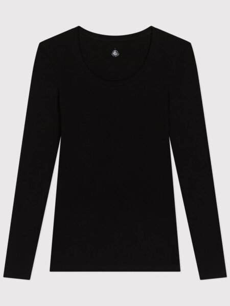 MAJICA ČRNA ZELO TANEK BOMBAŽ