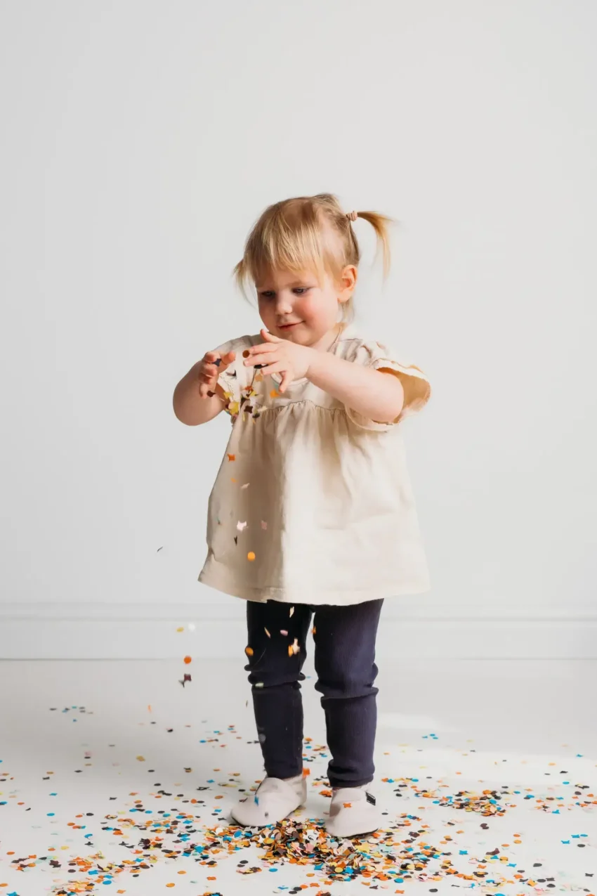 Deklica-Konfeti-Beige-Copati SNUGI COPATI BEIGE