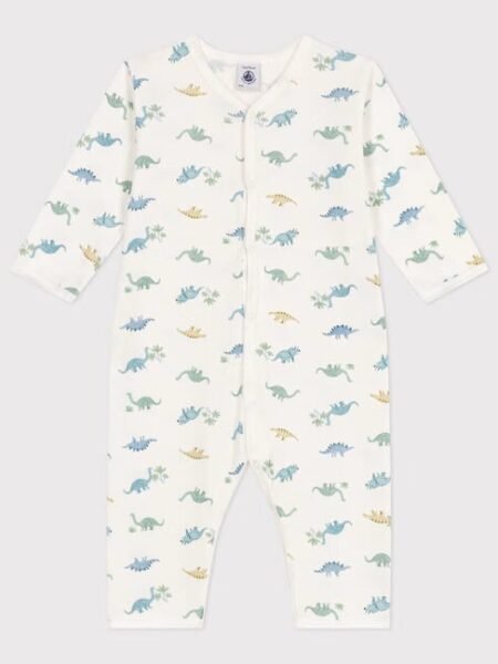 PIŽAMA PAJAC BREZ STOPAL DINOZAVRI