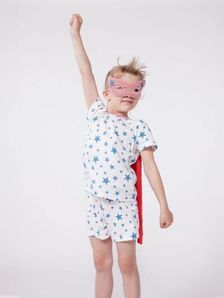 PIŽAMA KRATKA "GLOW IN THE DARK" ZVEZDICE