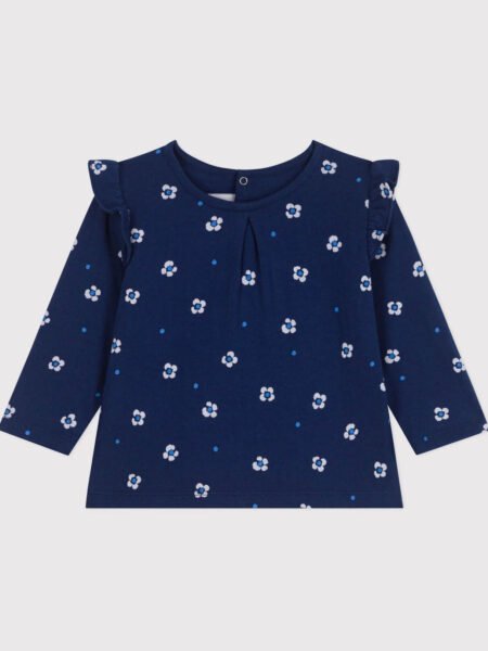 MAJICA ROŽICE TEMNO MODRA