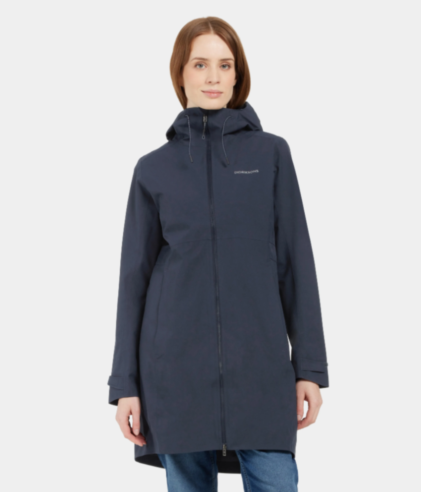 505240999 (1) DIDRIKSONS VODOODPORNA PARKA BEA TEMNO MODRA