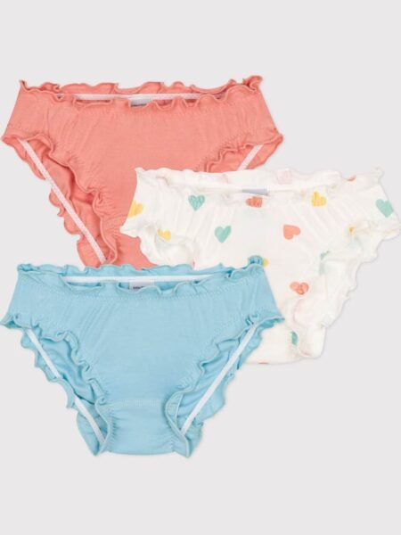 SPODNJICE Z VOLANČKI 3X SRČKI