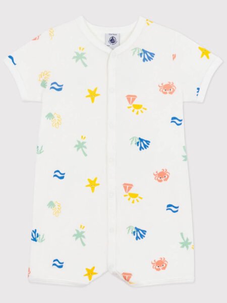 PIŽAMA PAJAC KRATEK MORJE