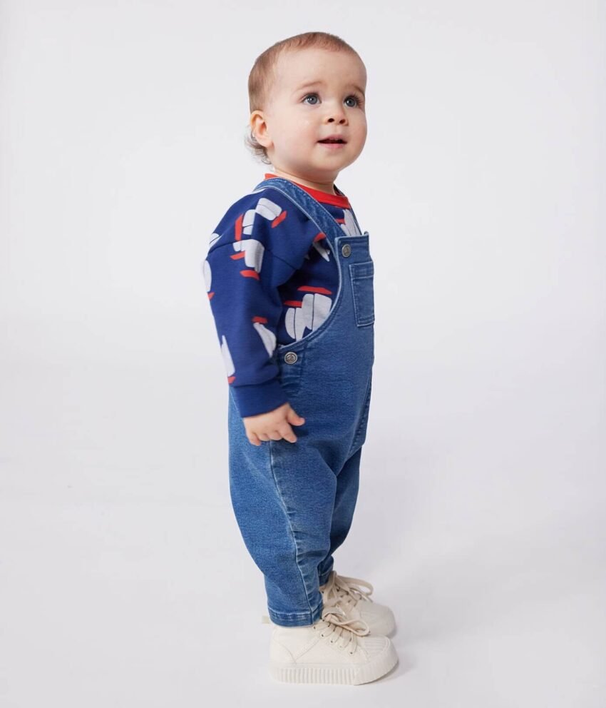 A0CV801J3 HLAČE NA NARAMNICE DENIM "STRETCH"