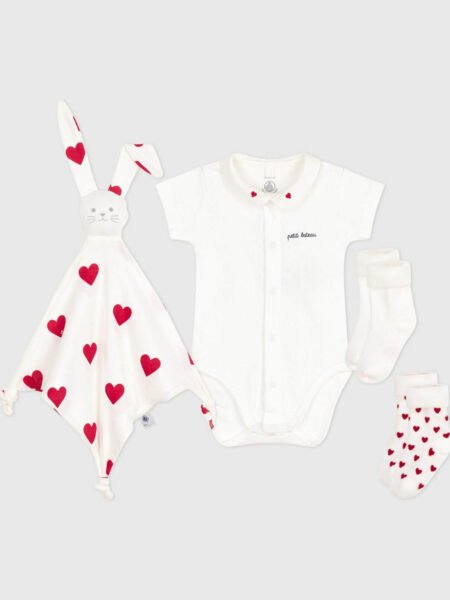 DARILNI KOMPLET BODI + NINICA + NOGAVIČKE