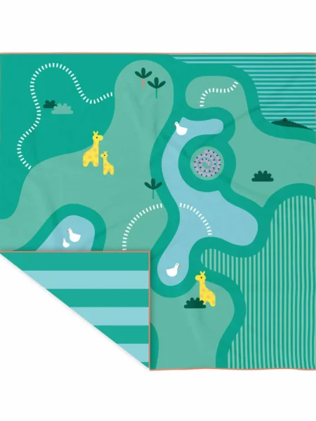 QUUT IGRALNA BRISAČA XL 180×180 SAFARI