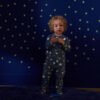 A0B2001L2 TOPLA PIŽAMA "GLOW IN THE DARK" VESOLJE