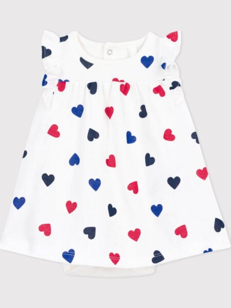 OBLEKA Z VŠITIM BODIJEM SRČKI