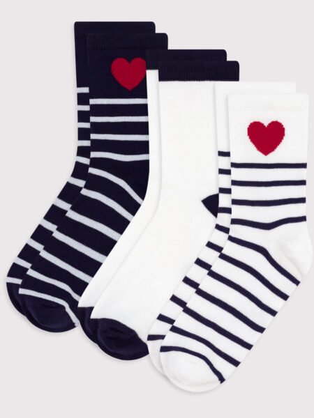 NOGAVICE 3X ROŽICE ČRTE