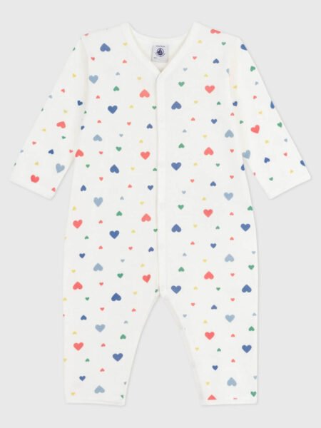 PIŽAMA PAJAC BREZ STOPAL SRČKI