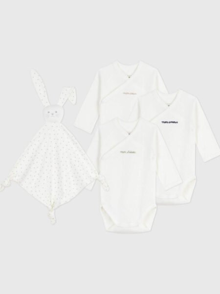 DARILNI KOMPLET 3X BODI + ZAJČEK