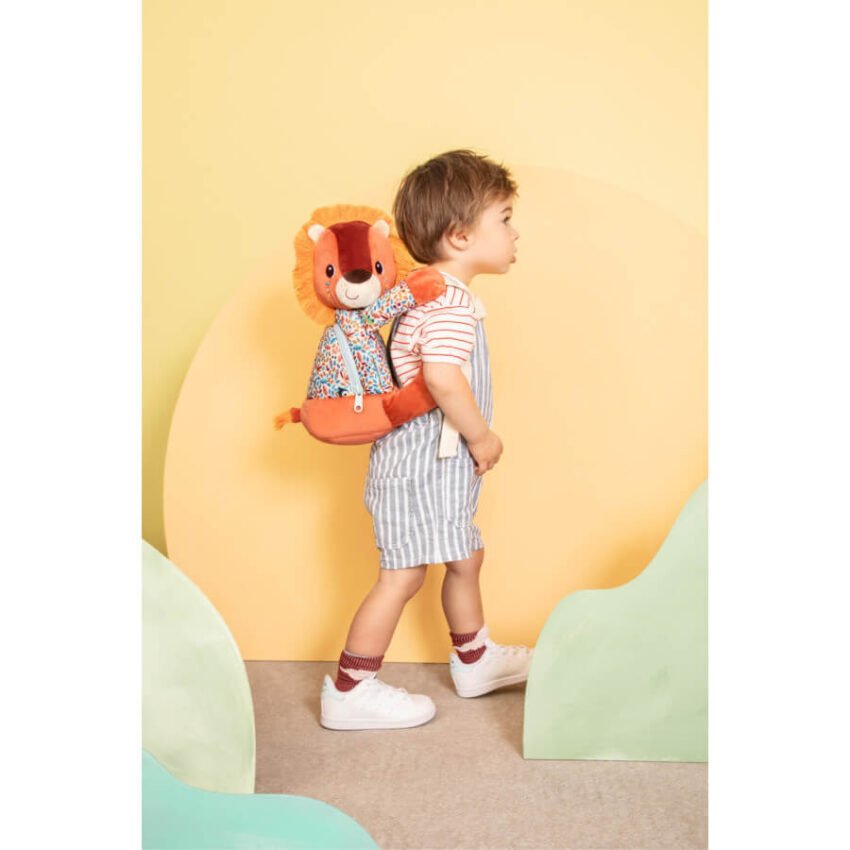 soft-backpack-jack-the-lion LILLIPUTIENS MEHAK NAHRBTNIK JACK