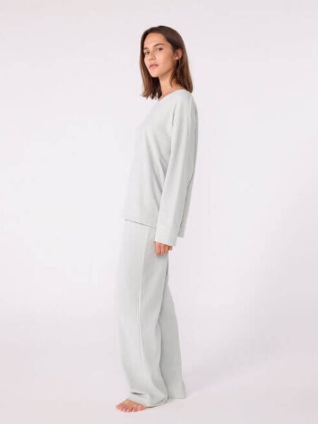 TOPLA PIŽAMA VELUR SIVA