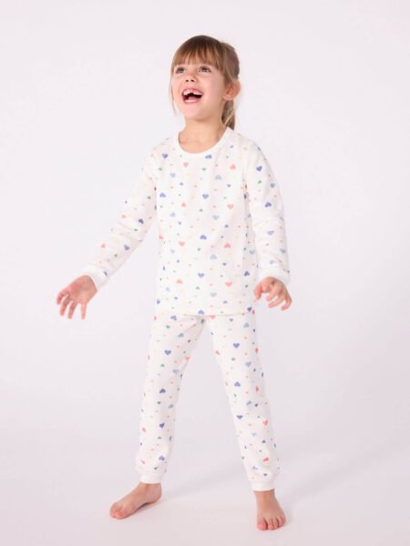 TOPLA PIŽAMA VELUR SRČKI