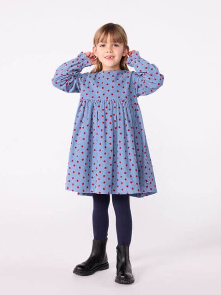 ŽAMETNA OBLEKA JABOLČKI