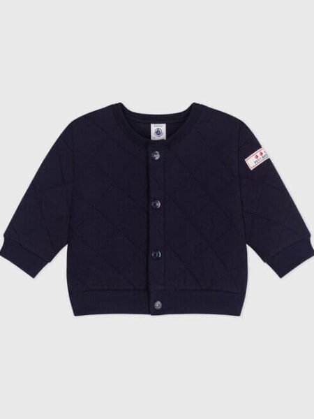 TOPLA PREŠITA JOPICA TEMNO MODRA