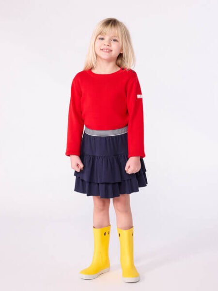 KRILO Z VOLANČKI TEMNO MODRO