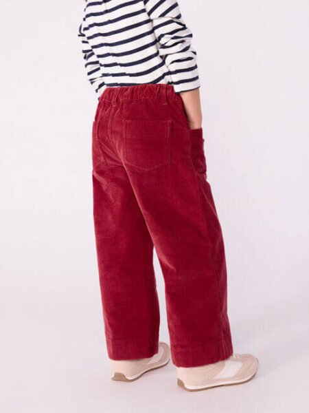 ŽAMETNE HLAČE RDEČE 7/8