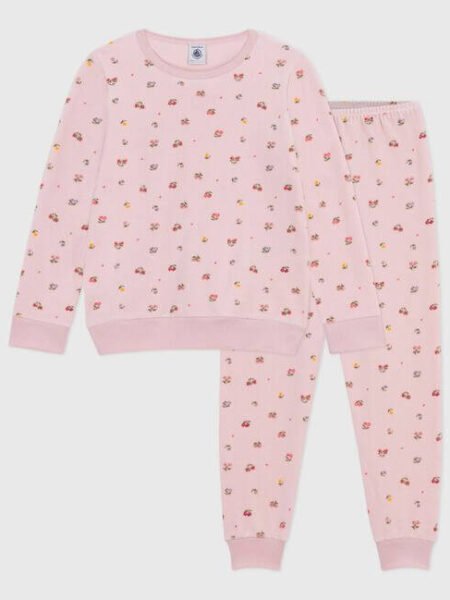 TOPLA PIŽAMA VELUR ROŽICE