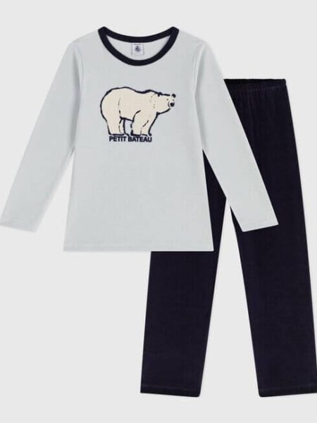 TOPLA PIŽAMA VELUR POLARNI MEDVED