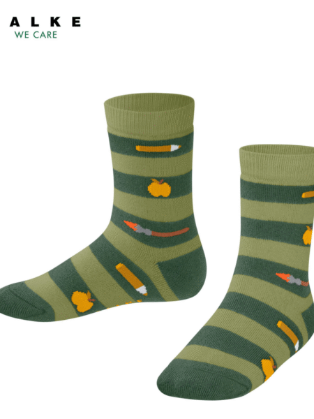 FALKE NOGAVICE TERMO ŠOLSKE POTREBŠČINE ZELENE