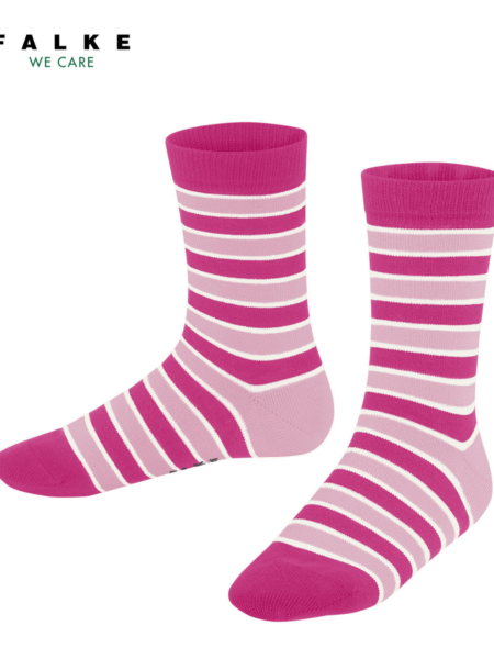 FALKE NOGAVICE ČRTE ROZA