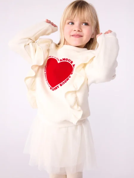 PULOVER Z VOLANČKI AMOUR