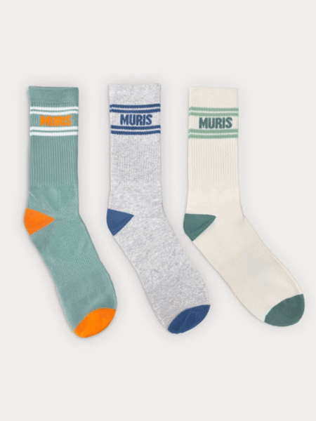 MURIS NOGAVICE MIX ZELENE/SIVE/BELE