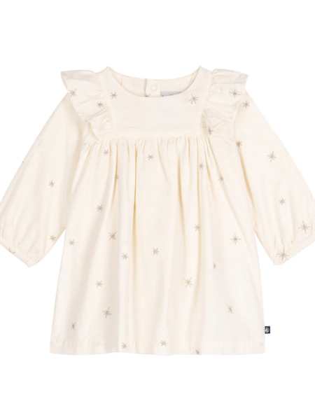 ŽAMETNA OBLEKA Z ZVEZDICAMI