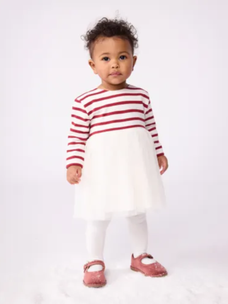 OBLEKA S TILOM RDEČE ČRTE