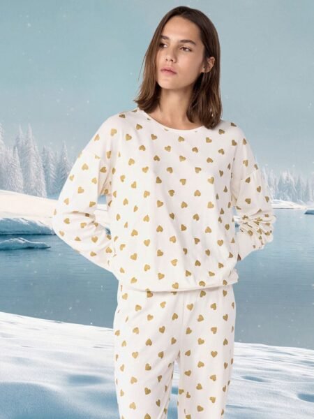 PIŽAMA ZLATI SRČKI