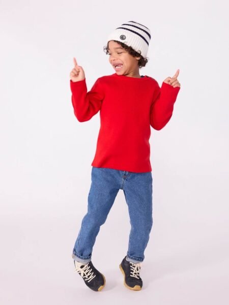 PULOVER VOLNA + BOMBAŽ RDEČ