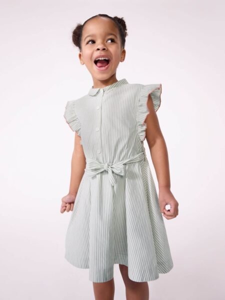 OBLEKA Z VOLANČKI ČRTE