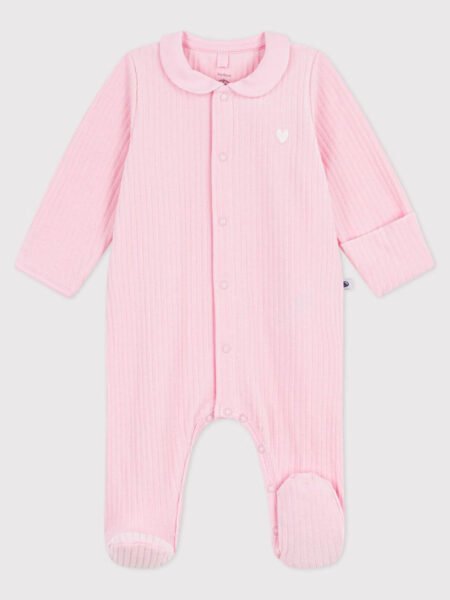 TOPLA PIŽAMA VELUR ROZA SRČEK