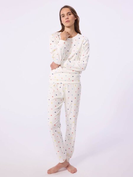 PIŽAMA PISANI SRČKI