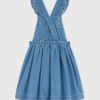 A0FAD01D OBLEKA DENIM LIGHT