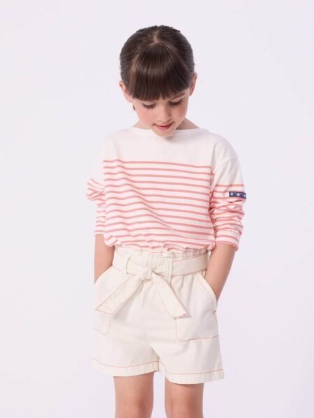 MAJICA MARINIERE ROZA ČRTE