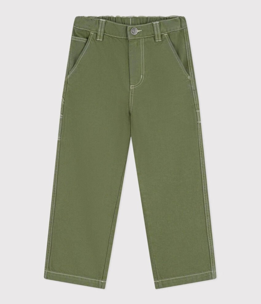 A0F0701F1 HLAČE DENIM OLIVNE
