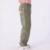 A0F0701J1 HLAČE DENIM OLIVNE