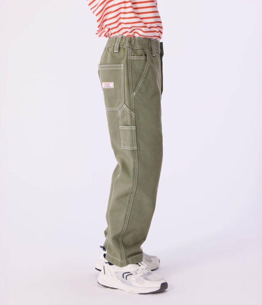 A0F0701J1 HLAČE DENIM OLIVNE